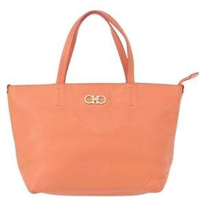 Salvatore Ferragamo Leather Gancini Handbag Pink